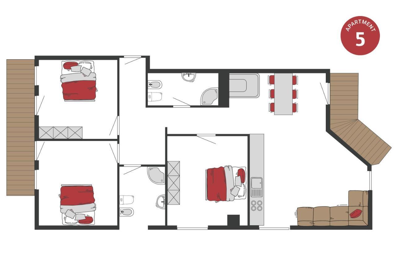 Peil Highend-Basic Apartments Сан-Кандидо Номер фото